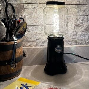 🔥Vintage-inspired countertop light fixture Black KitchenAid Coffee Grinder(1950)